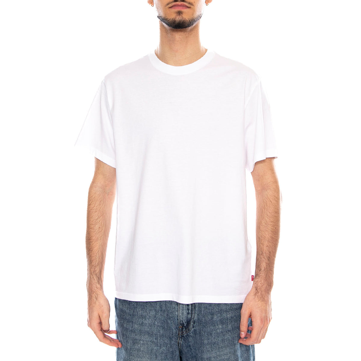 Softee - Vintage Khaki - Maglietta Girocollo Uomo Bianca 005GZ 0001 LEVIS 