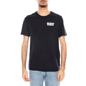 Graphic Crewneck Tee - Color BW Caviar Gra - Maglietta Girocollo Uomo Nera 22491-1692 Black LEVIS 