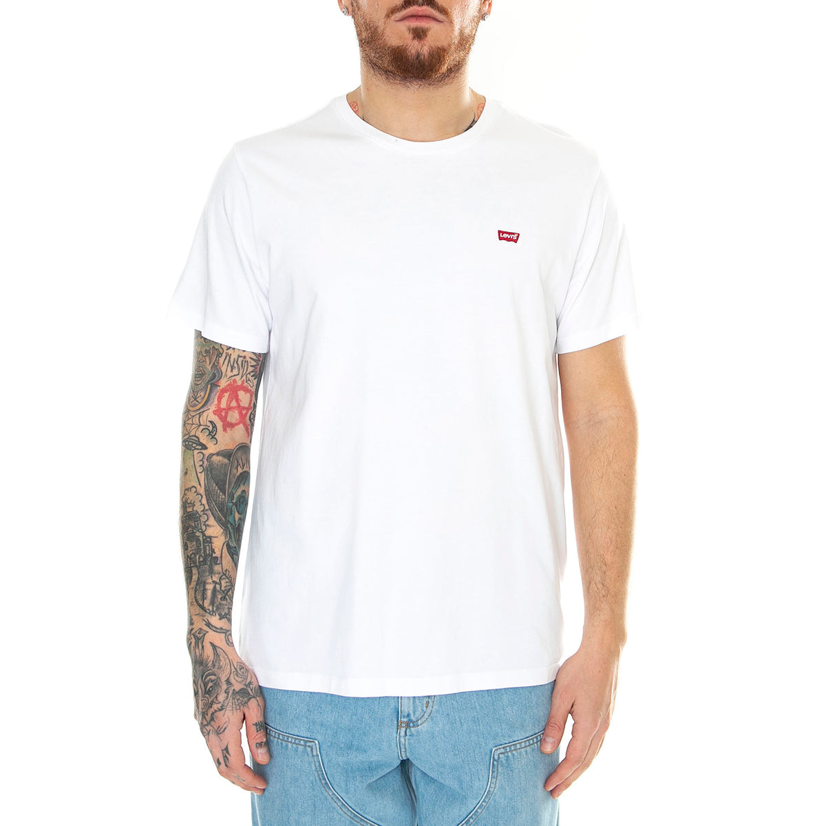 SS ORIGINAL HM TEE WHITE + JERSEY 56605-0000 Neutral LEVIS 