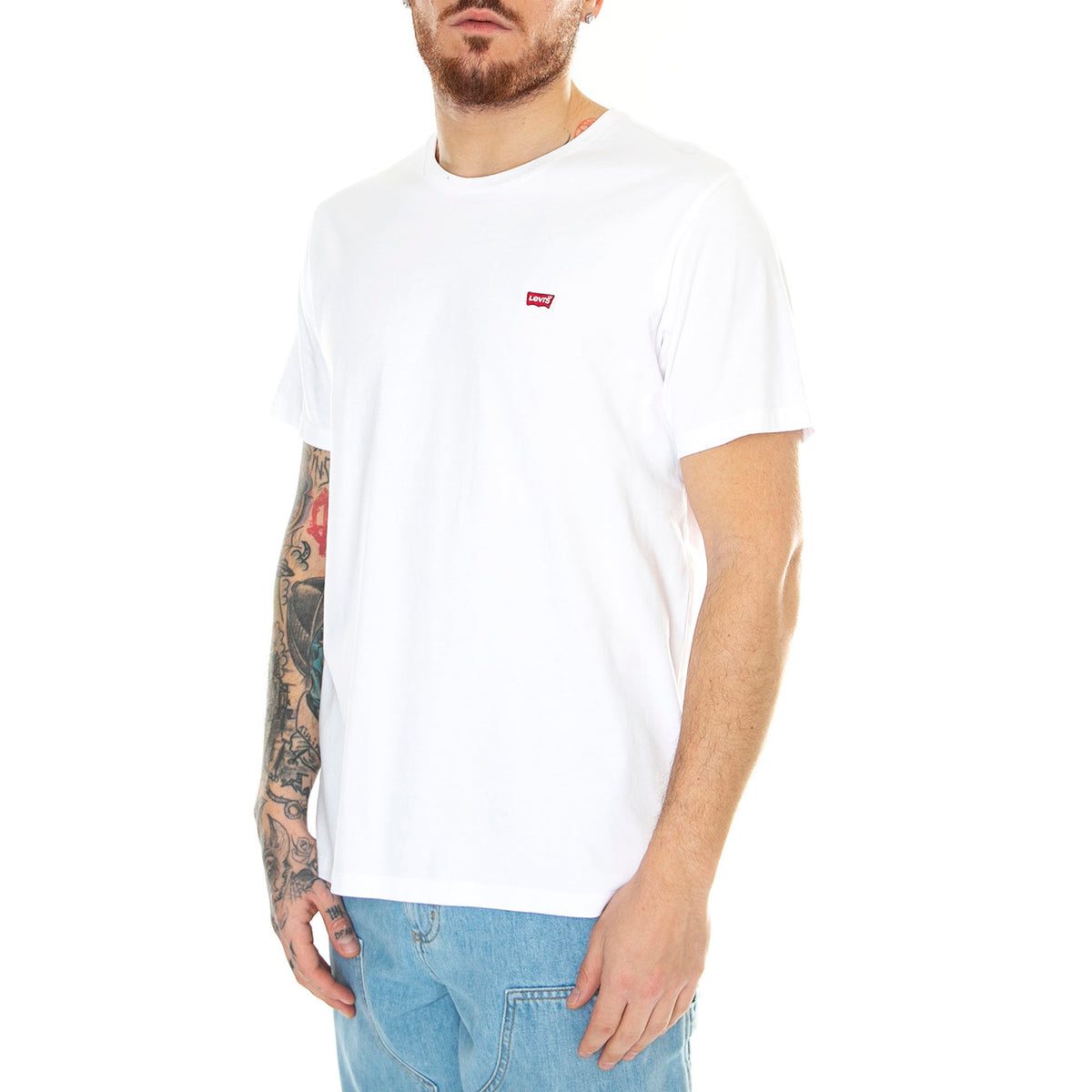 SS ORIGINAL HM TEE WHITE + JERSEY 56605-0000 Neutral LEVIS 