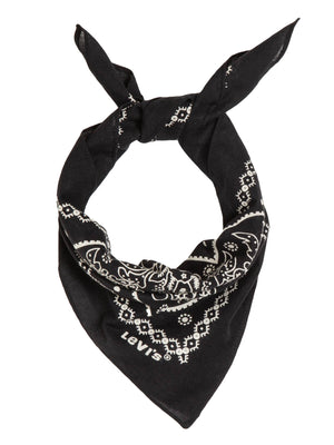 PAISLEY BANDANA CAVIAR BLACK - Bandana Nera 77138 0631 LEVIS 