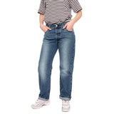 501® '90S - Work Yourself Selvedge Blue - Pantaloni Denim Jeans Donna Blu  Donna LEVIS