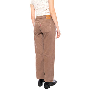 Low Loose - Good Grades Tencel - Pantaloni Donna Marroni A5566 0062 LEVIS 
