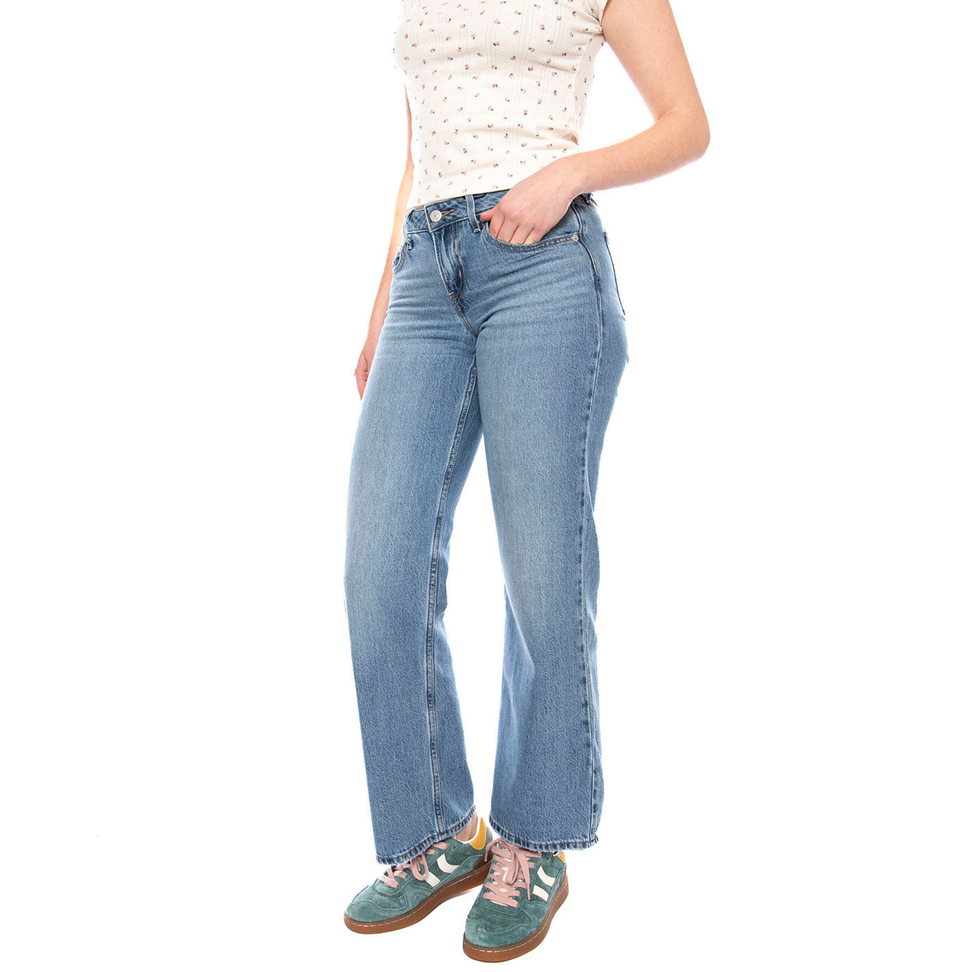 Low Loose - Good Grades Tencel - Pantaloni Donna Blu A5566 0063 LEVIS 