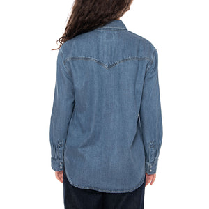 TEODORA WESTERN SHIRT GOING STEADY 7 Med Indigo - Giacca Denim Jeans Donna Blu A7244 0006 LEVIS 