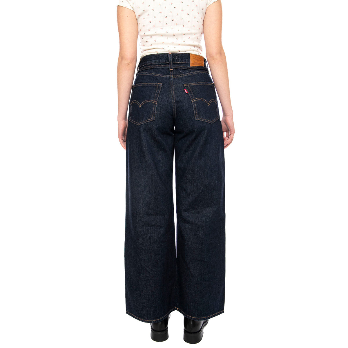 XL Straight - Good Grades Tencel - Pantaloni Donna Dark Indigo Blu A8701 0007 LEVIS 