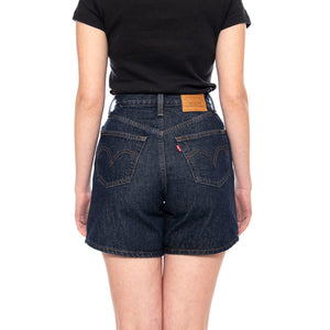 High Baggy Short - Snowing In LA - Bermuda Donna Denim Jeans Blu Scuro A9311 0006 LEVIS 
