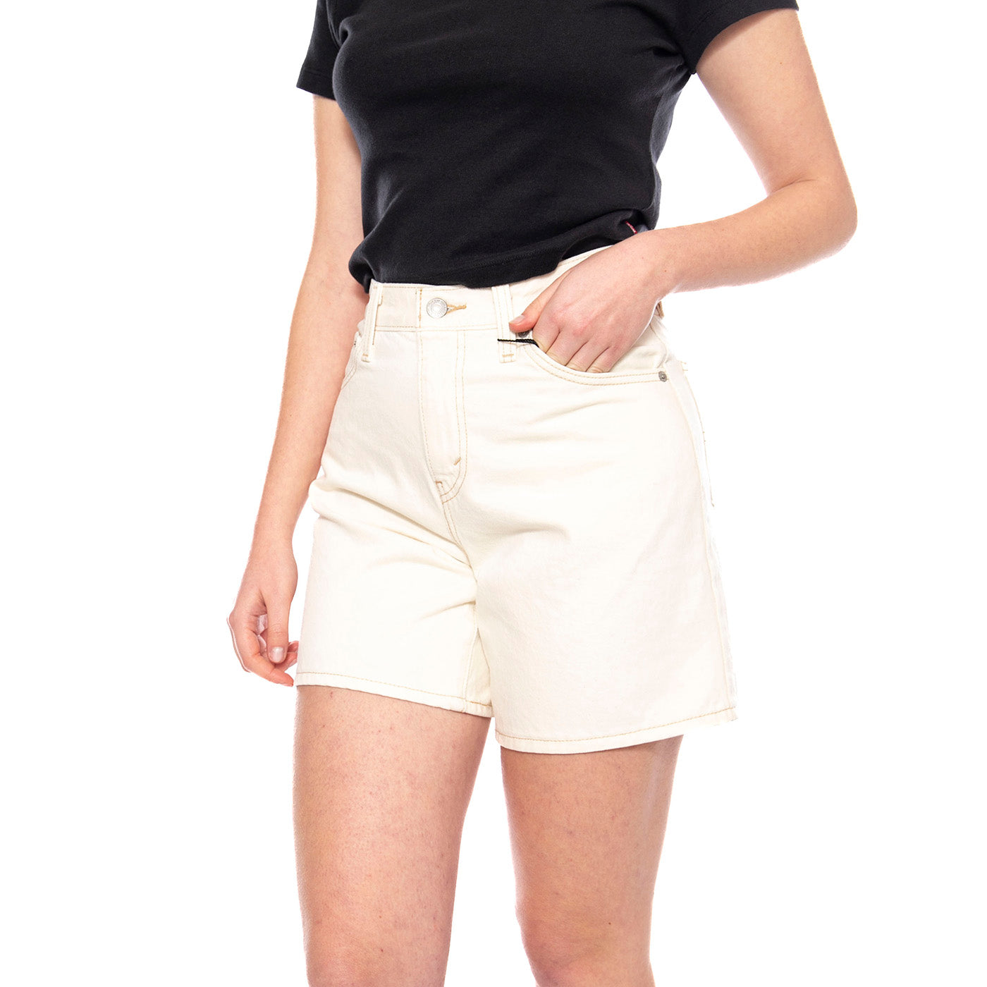 High Baggy Short - Snowing In LA - Bermuda Donna Beige A9311 0007 LEVIS 