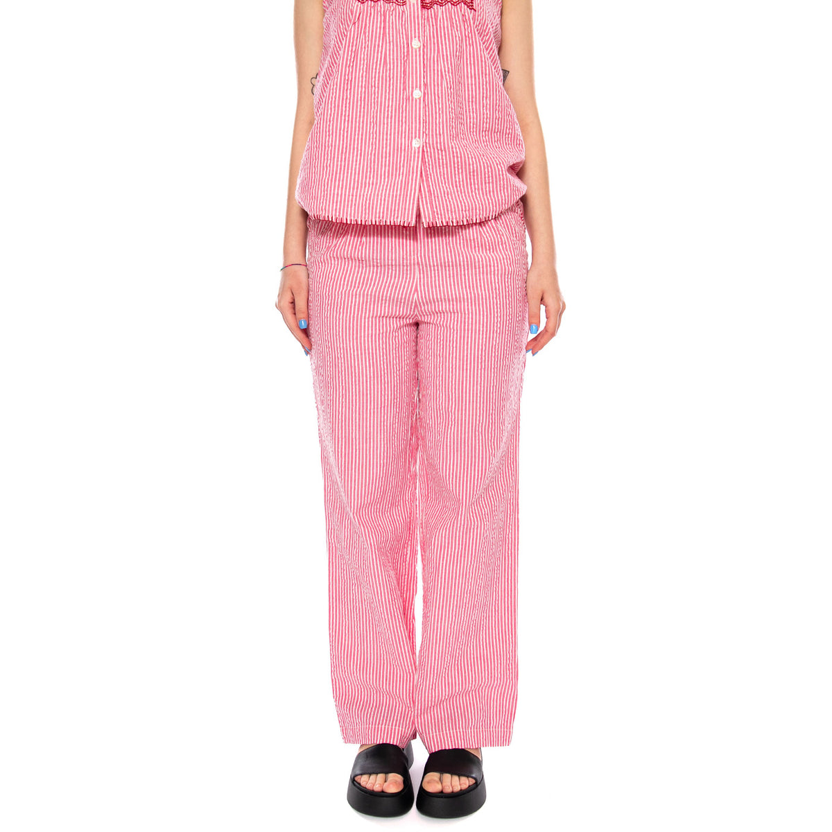 TROUSERS PINK - Pantaloni Donna Rosa 4.73.125.27 306 MD'M 