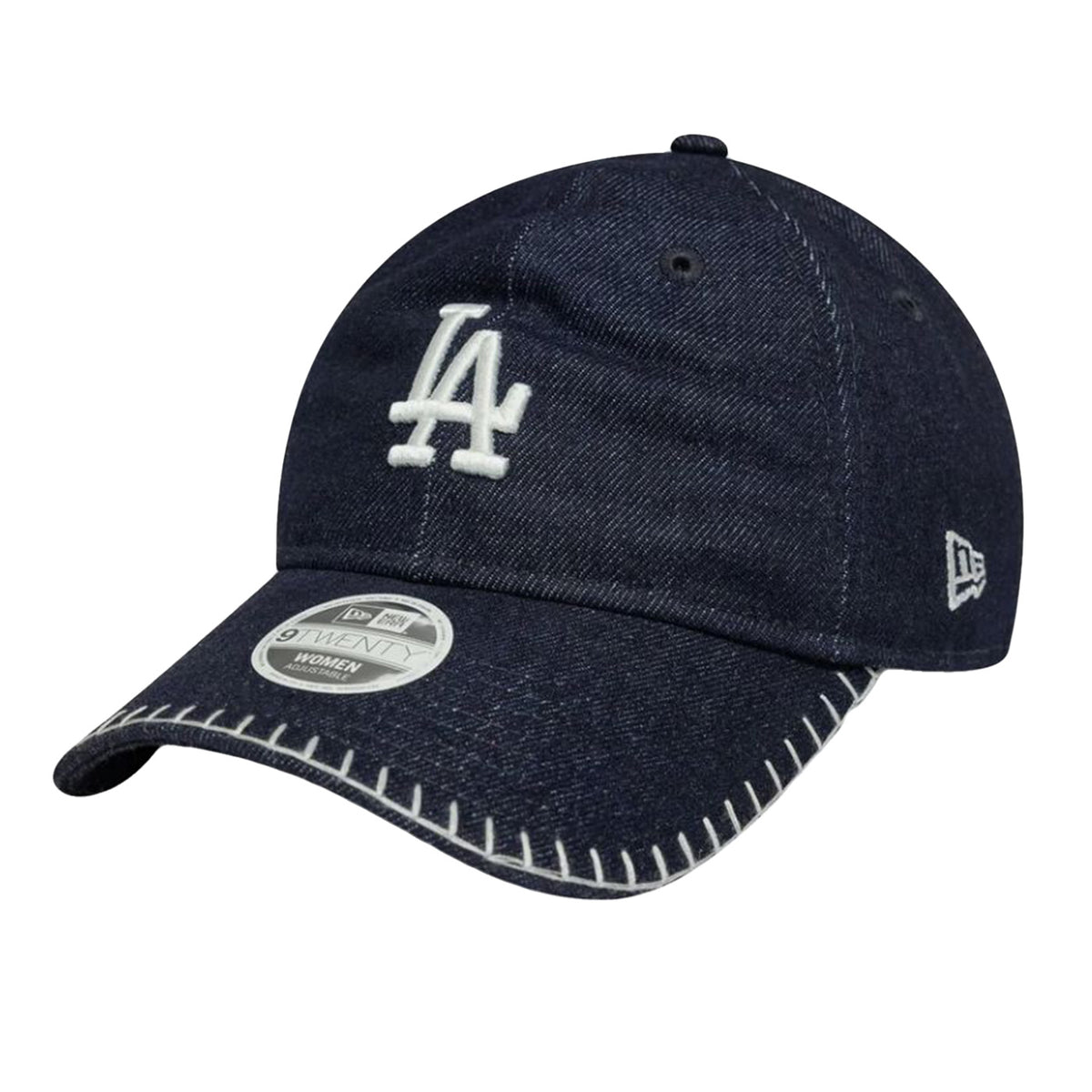 Female Denim Stitch 9TWENTY® Los Angeles Dodgers - Cappellino Blu Navy 60771755 NVY NEW ERA 