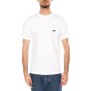 OBEY EXCLAMATION TEE - Maglietta Girocollo Uomo Bianca 165264328 WHT OBEY 