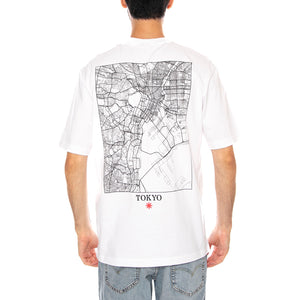 ONSFRED BLUEPRINT LIFE RLX BRIGHT WHITE - Maglietta Girocollo Uomo Bianca 22038318 BGW ONLY & SONS 