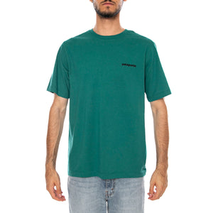 M'S P-6 LOGO T-SHIRT GEM GREEN - Maglietta Girocollo Uomo Verde 37882 GEMG PATAGONIA 