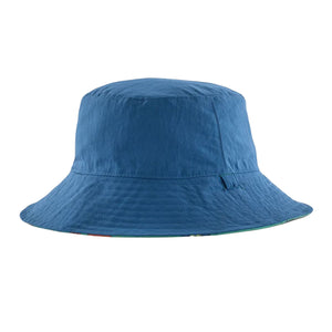 BABY SUN BUCKET HAT AQUA STONE - Cappello da Pescatore Double Face Blu / Grigio 66077 RFAQ PATAGONIA 