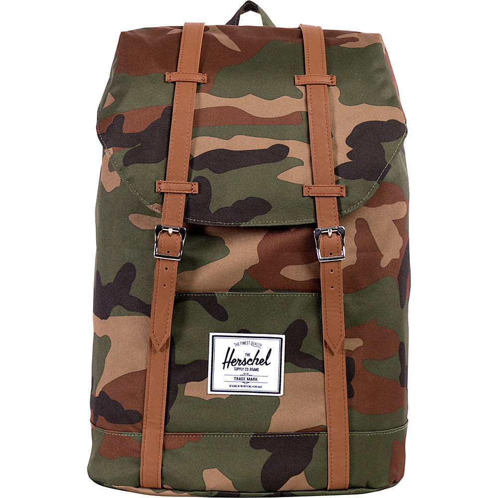 RETREAT CLASSICS BACKPACK WOODLAND CAMO 10066-00032 . HERSCHEL 