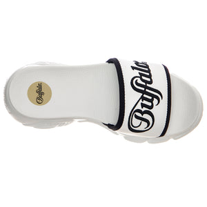 Elani - White/Black - Sandali Donna Bianchi BFSELANI-WH . BUFFALO 