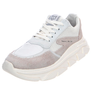 Waves Combo - Scarpe Stringate Profilo Basso Donna Bianche WWC-NW . NAKED WOLFE 