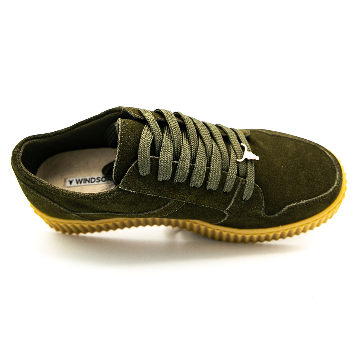 Oracle Shoes - Moss Green - Scarpe Stringate Profilo Basso Donna / Uomo Verdi WSPORACLE-MOSS . WINDSOR SMITH 