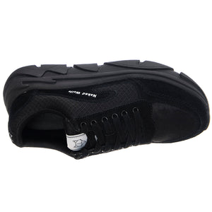 Space Shoes - Black - Scarpe Stringate Profilo Basso Uomo Nere NWMSPACE-BLACK . NAKED WOLFE 