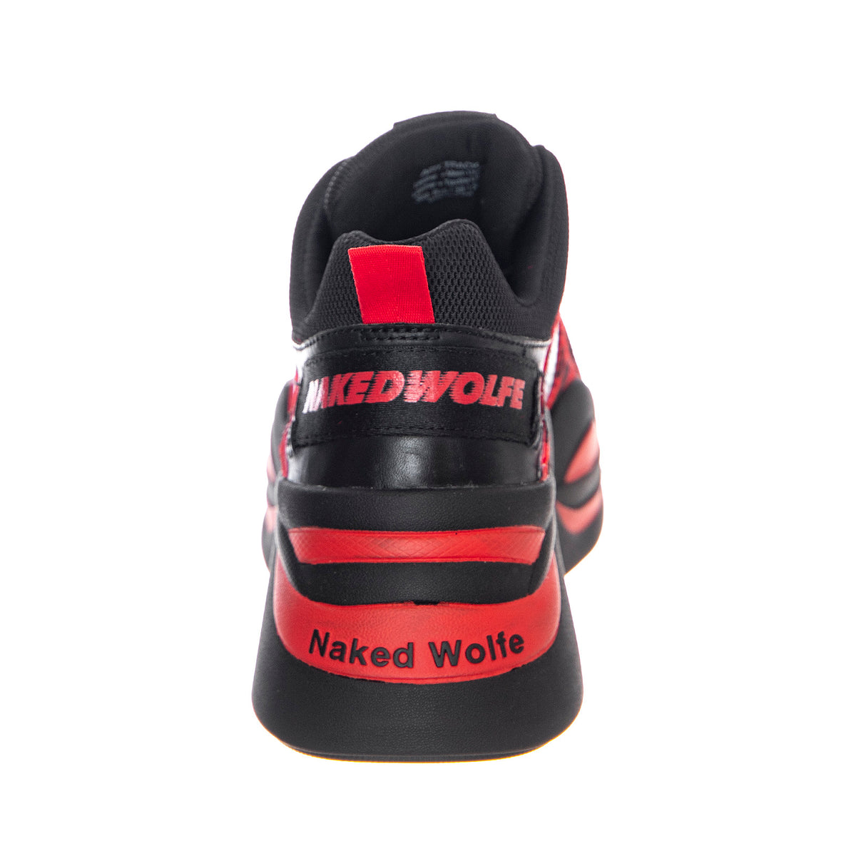 Track Sneakers - Red / Red Leopard / Black - Scarpe Profilo Basso Donna Multicolore NWSTRACK-REDRED . NAKED WOLFE 