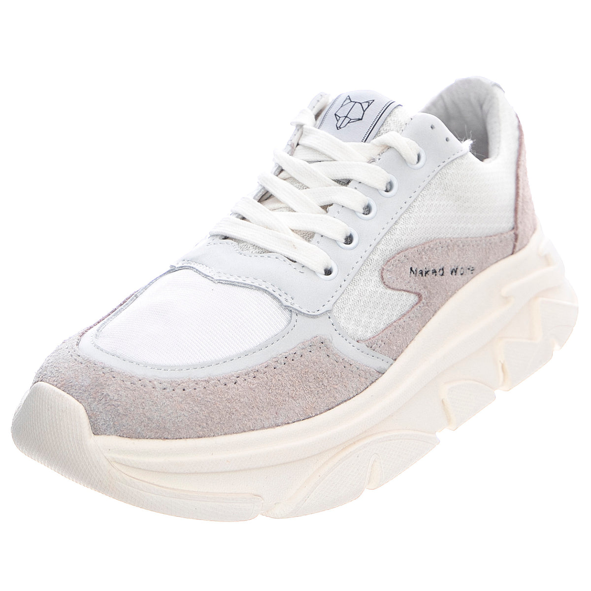 Waves Sneakears - White Combo - Scarpe Profilo Basso Donna Bianche NWSWAVES-WHITE . NAKED WOLFE 
