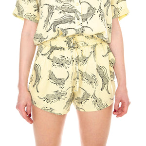 Jagged Shorts - Yellow / Multi - Pantaloncini Donna Multicolore 272120063-YWM . OBEY 