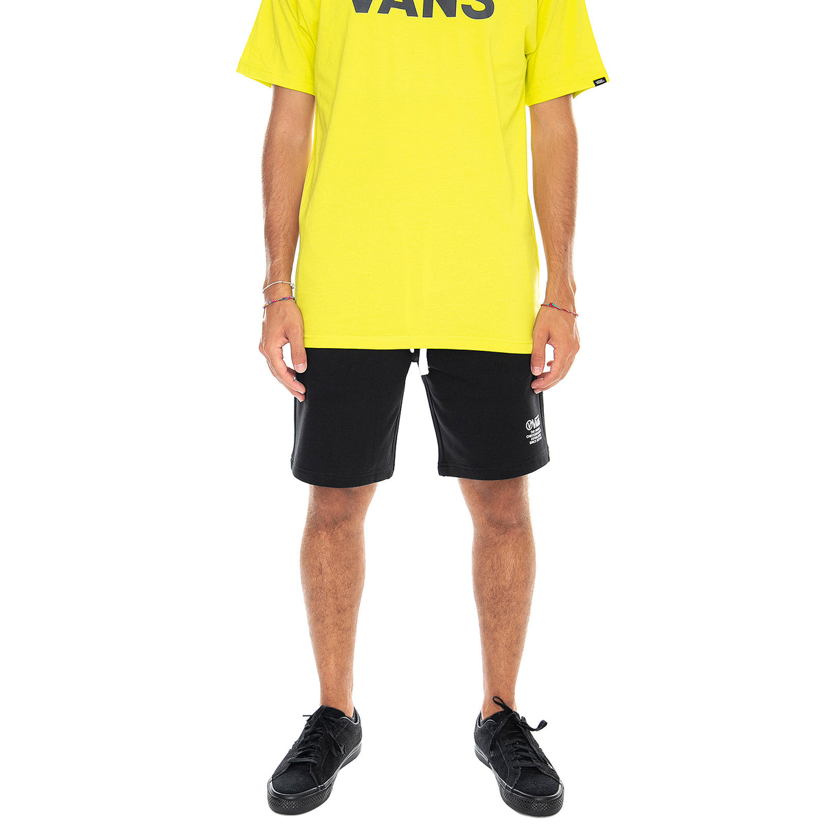 Distort Fleece Shorts - Black - Bermuda Uomo Neri VN0A49SJBLK1 . VANS 