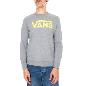 Classic V Crew Sweatshirt Grey Heather - Felpa Girocollo Uomo Grigia VN0A4DREGRH1 . VANS 