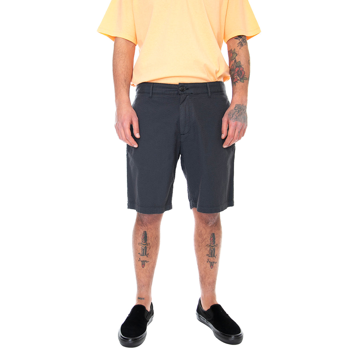 Mens Maxson Shorts - Coal - Bermuda Uomo Grigi 330291-472 . ELVINE 