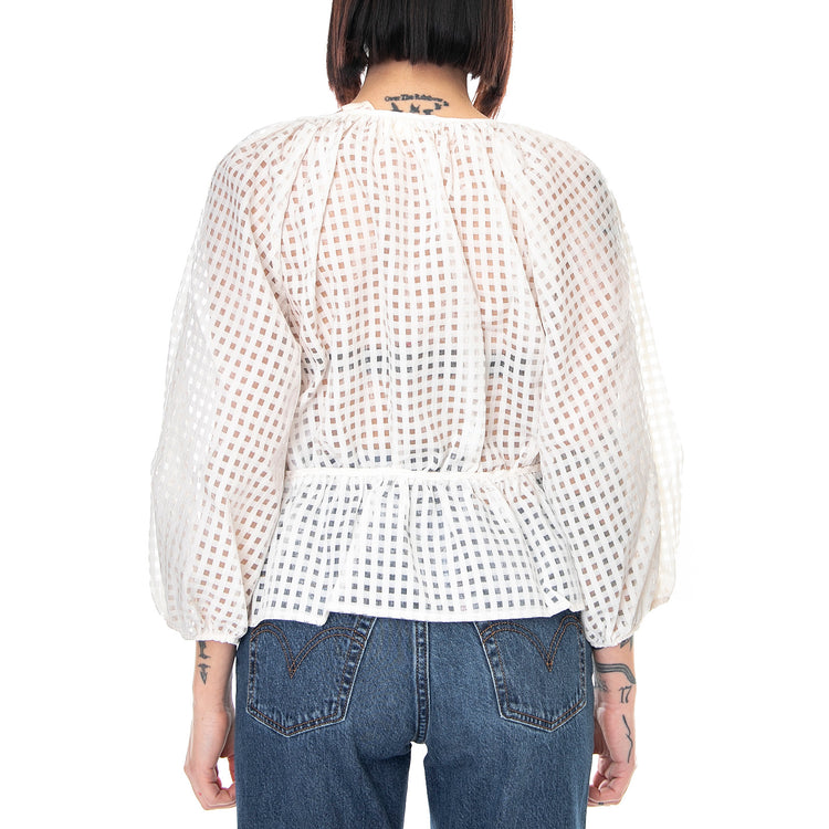 Womens Delilah Wrap Top - Sugar Swizzle - Top Donna Bianco 29542-0002 . LEVIS 