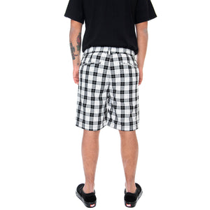 Mens Newton Dress Shorts - Black / Multi - Bermuda Uomo Multicolore 172120070-BKM . OBEY 