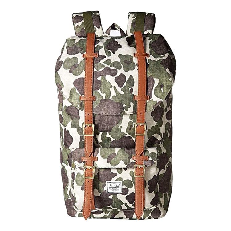 Little America Mid-Volume Backpack - Frog Camo / Tan - Zaino Camo 10020-01858-OS . HERSCHEL 