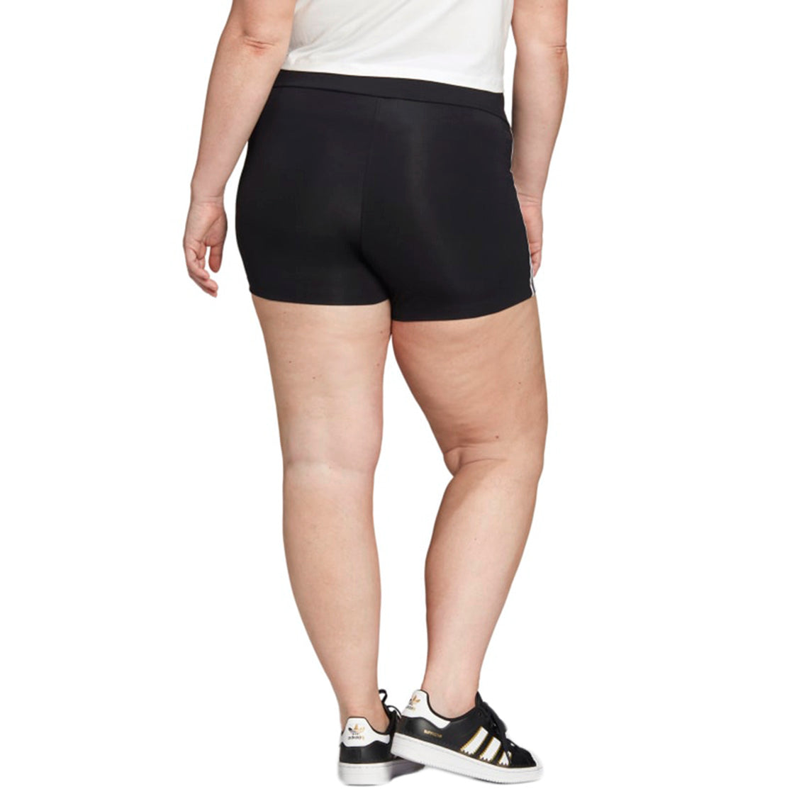 Booty Large Sizes - Pantaloncini Leggings Donna Neri HD4604 . ADIDAS 