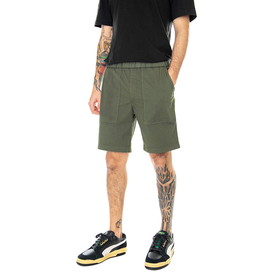 Garrison Organic - Bemuda Uomo Beige / Khaki 330454-931 . ELVINE 