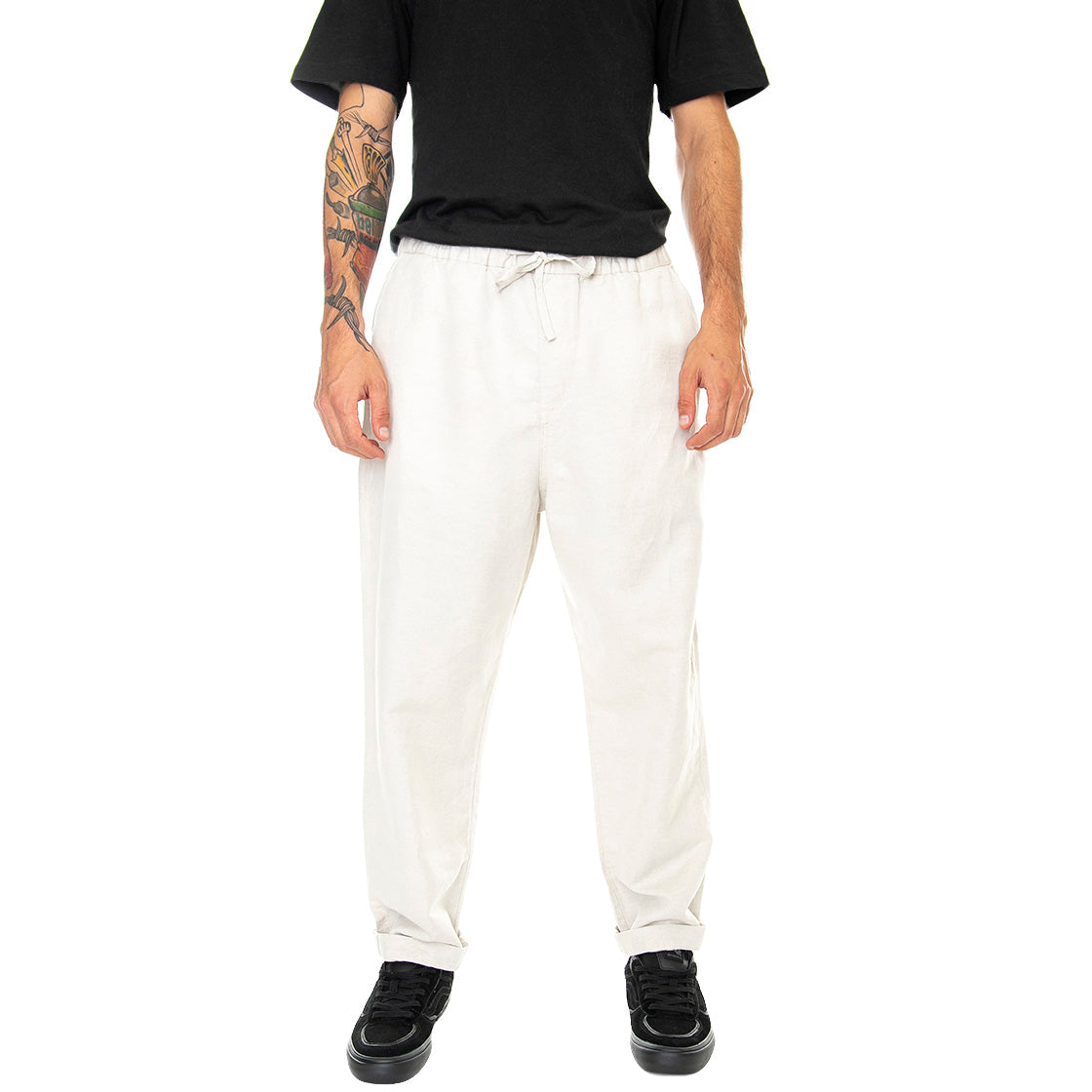 Junoson Ecru - Pantaloni Casual Uomo Beige 330630-102 . ELVINE 