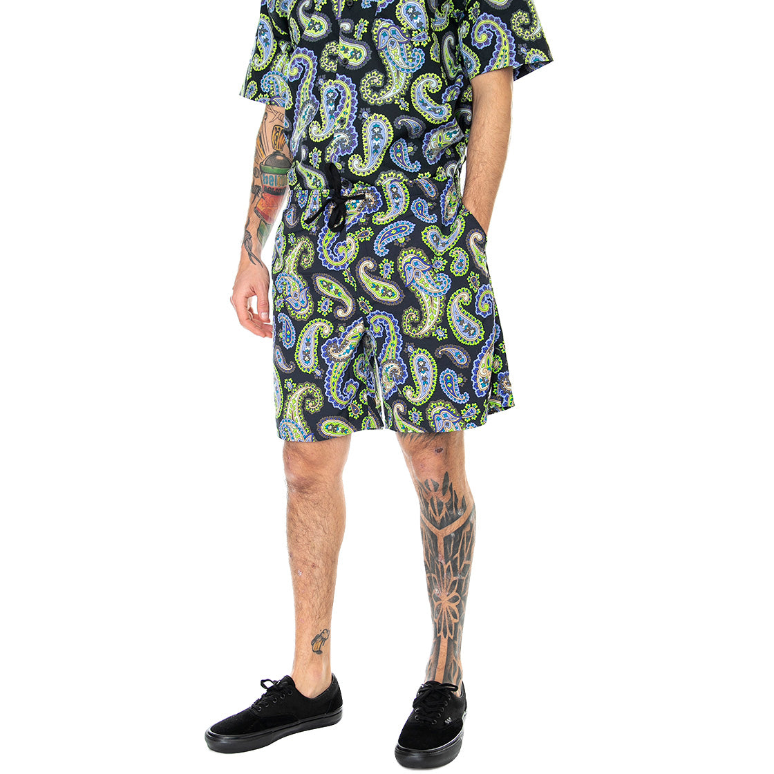 Paisley - Bermuda Uomo Muticolore PT00205-BLACK . HUF 