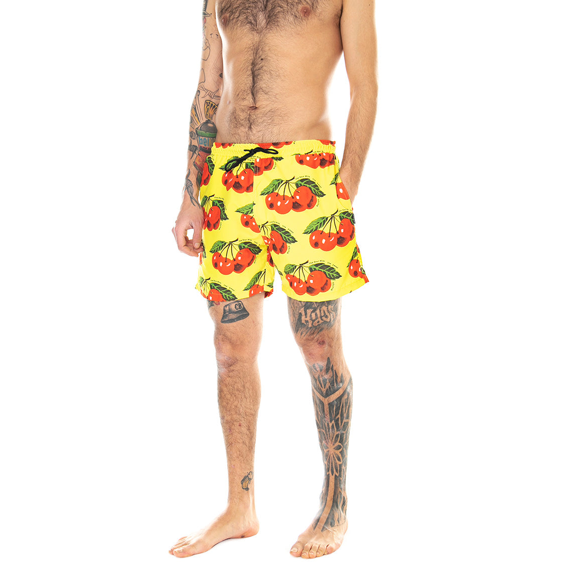 Cherry Allover - Costume da Bagno Uomo Multicolore / Giallo 22SITK70-YELLOW . IUTER 