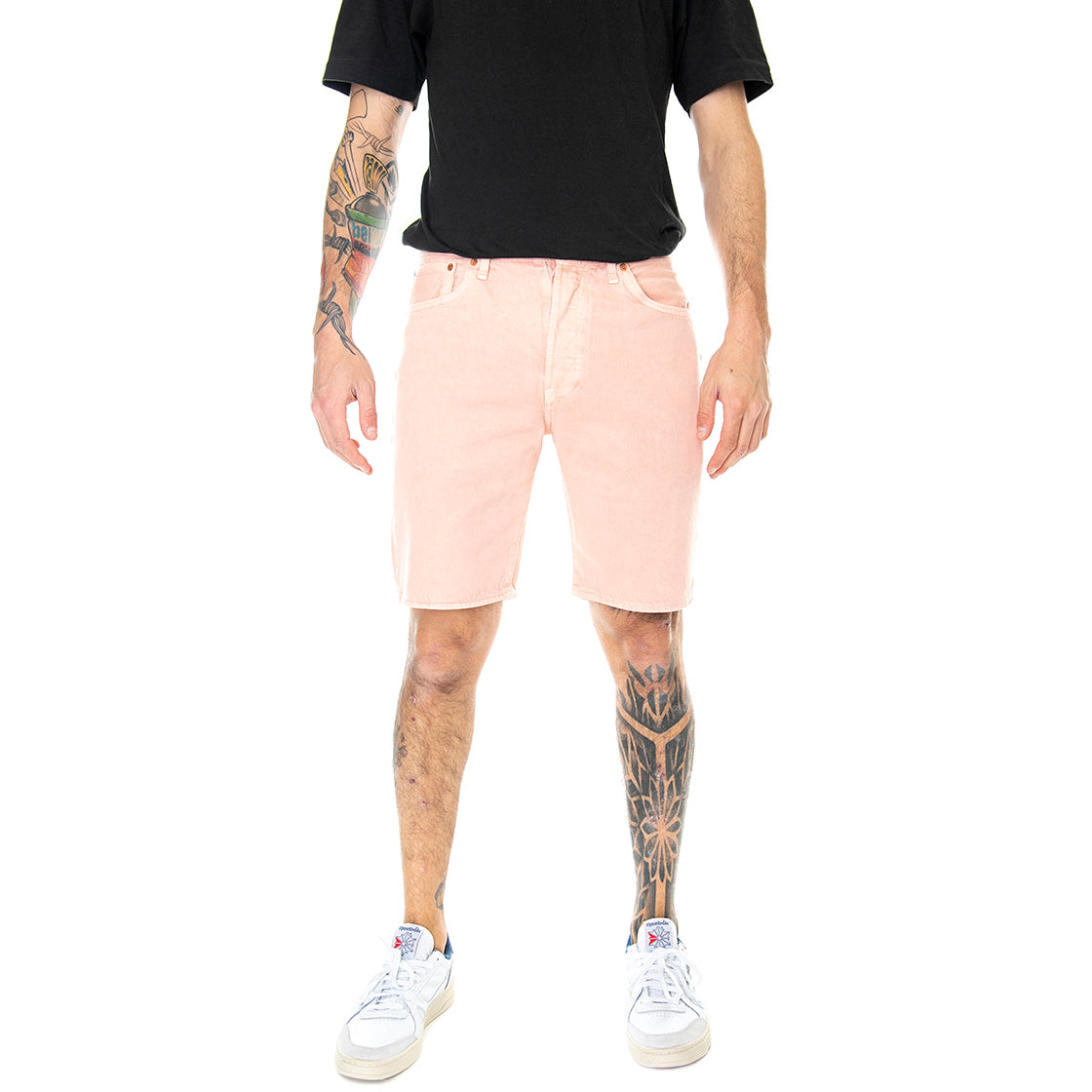 501 Hemmed Pink - Bermuda Uomo Rosa 36512-0160 . LEVIS 