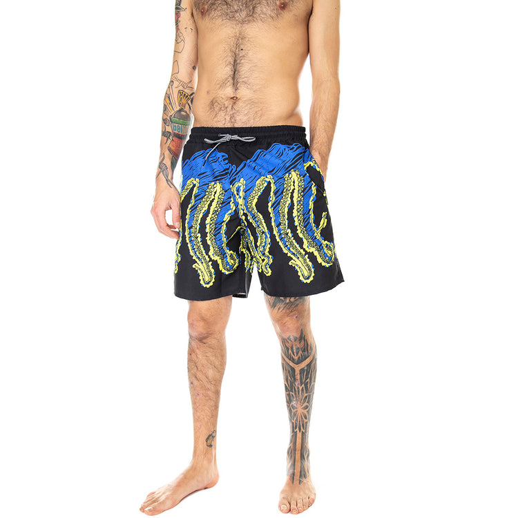 Octopus Draft - Costume da Bagno Uomo Nero / Multicolore 22SOBS11-BLACK . OCTOPUS 