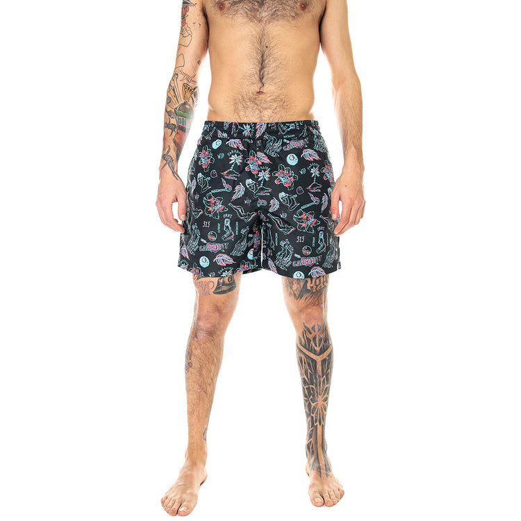 Drift Trunk Paradise Print, Blue - Costume da Bagno Uomo Multicolore I015812.09P.00.03 . CARHARTT WIP 