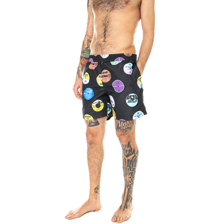 Drift Trunk Record Print, Black - Costume da Bagno Uomo Multicolore I015812.09U.00.03 . CARHARTT WIP 