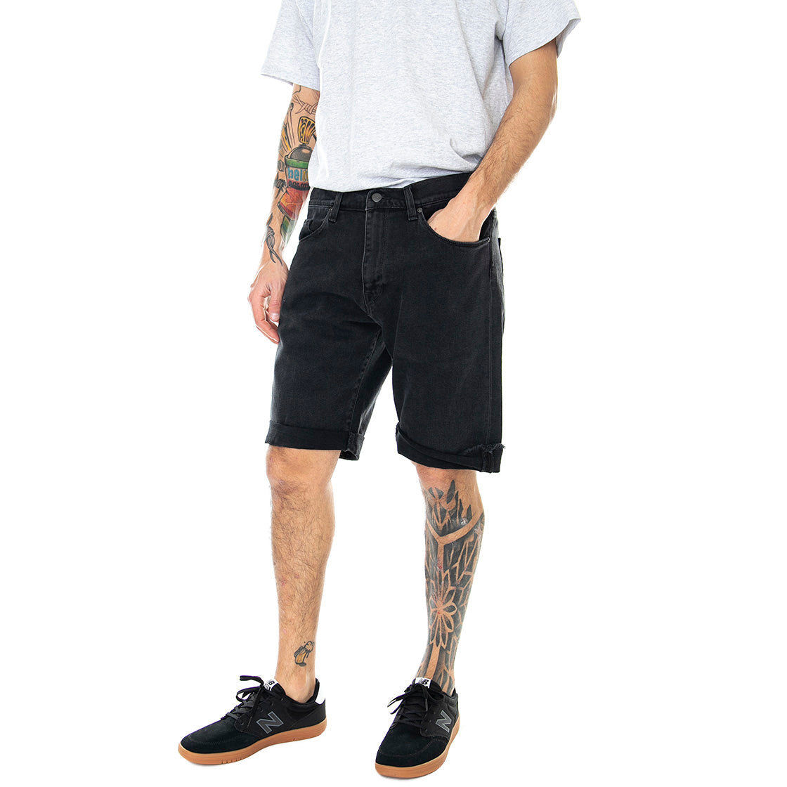 Swell Short Black - Bermuda Uomo Neri I024948.89.06.00 . CARHARTT WIP 
