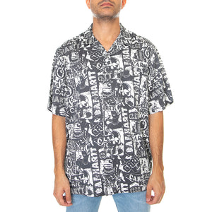 S/S Collage Shirt Collage Print, Black / White I027532.09M.00.03 . CARHARTT WIP 