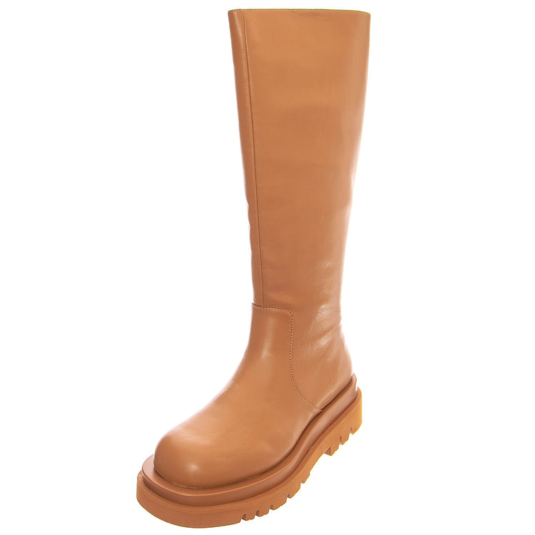 Tanked-Kh - Stivali Donna Beige / Natural JCSJCD03422-NUDE . JEFFREY CAMPBELL 
