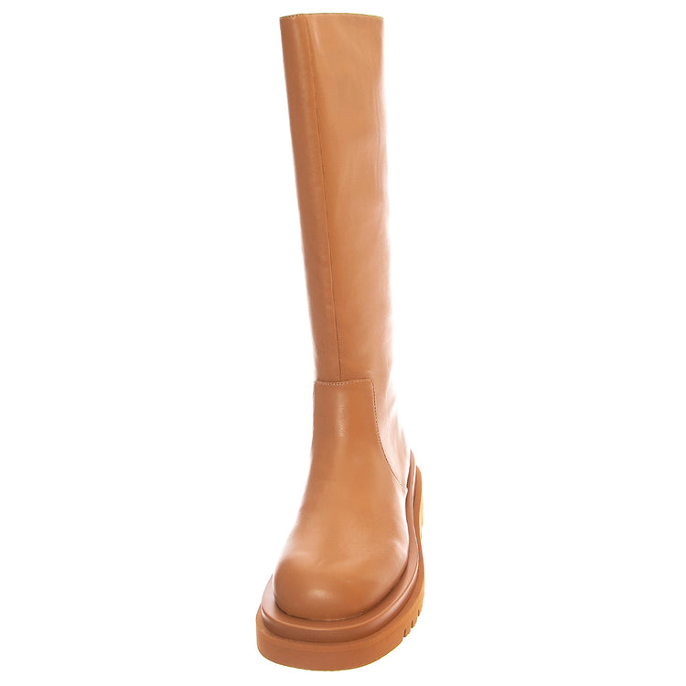 Tanked-Kh - Stivali Donna Beige / Natural JCSJCD03422-NUDE . JEFFREY CAMPBELL 