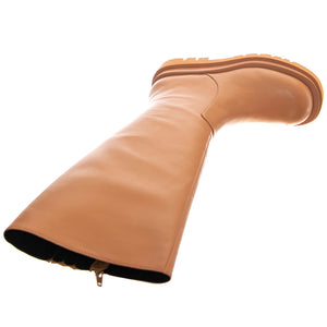 Tanked-Kh - Stivali Donna Beige / Natural JCSJCD03422-NUDE . JEFFREY CAMPBELL 