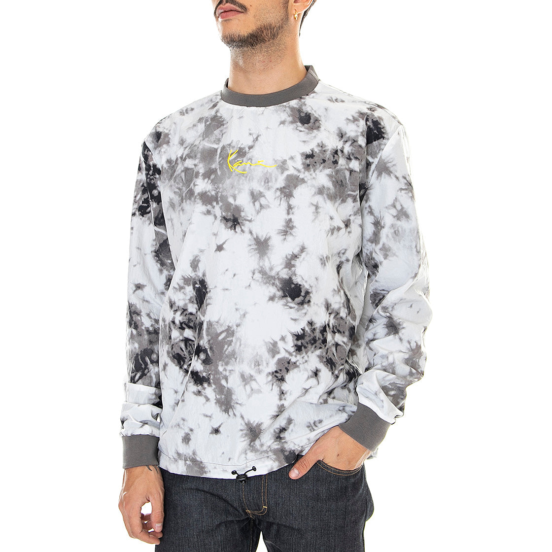 Small Signature Pixel - Felpa Girocollo Uomo Multicolore KRCKM213-029-1 . KARL KANI 