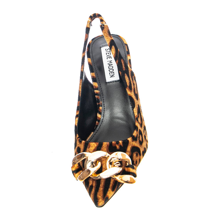 Womens Jazzily Leopard Velvet Sandals SMSJAZZILY-LEO . STEVE MADDEN 
