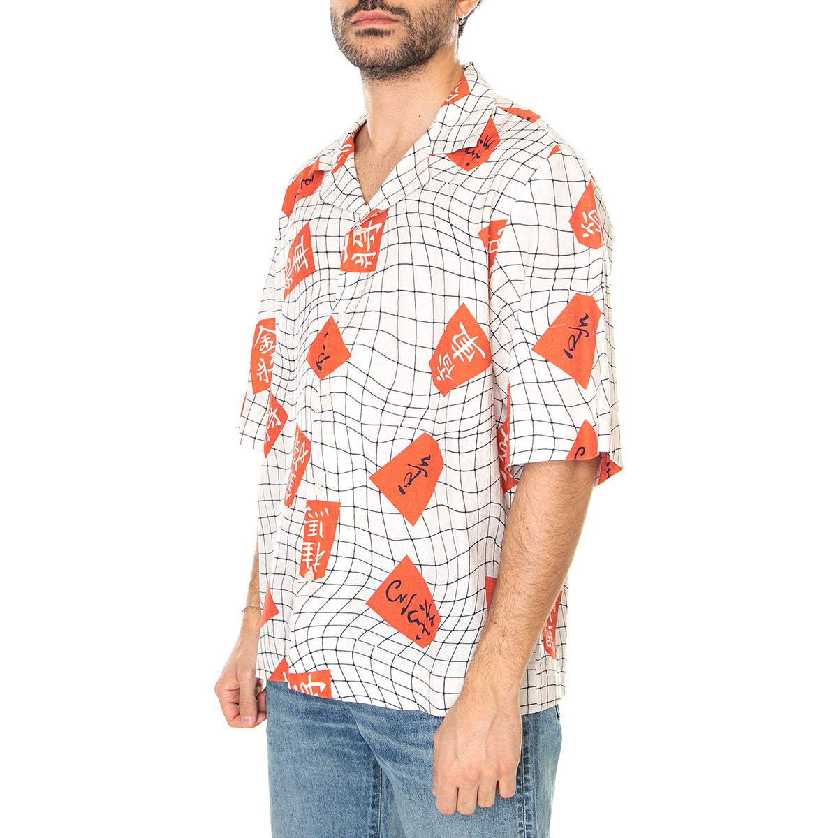 M' Shogi Shirt S/S Multicolor - Camicia Maniche Corte Uomo Multicolore I031863.08.67. . EDWIN 