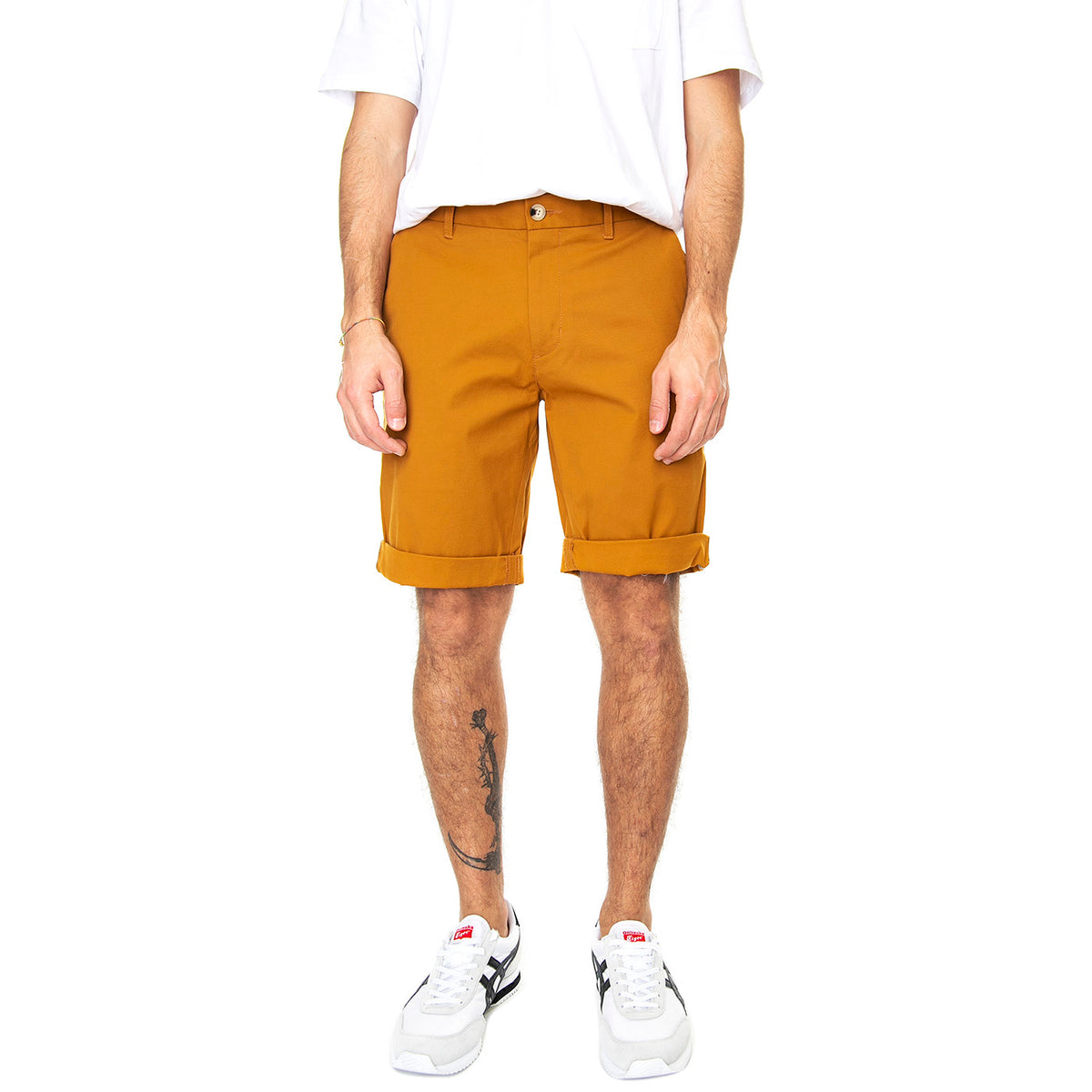 Signature Chino Short Gold - Bermuda Uomo Marroni 59177-470 . BEN SHERMAN 